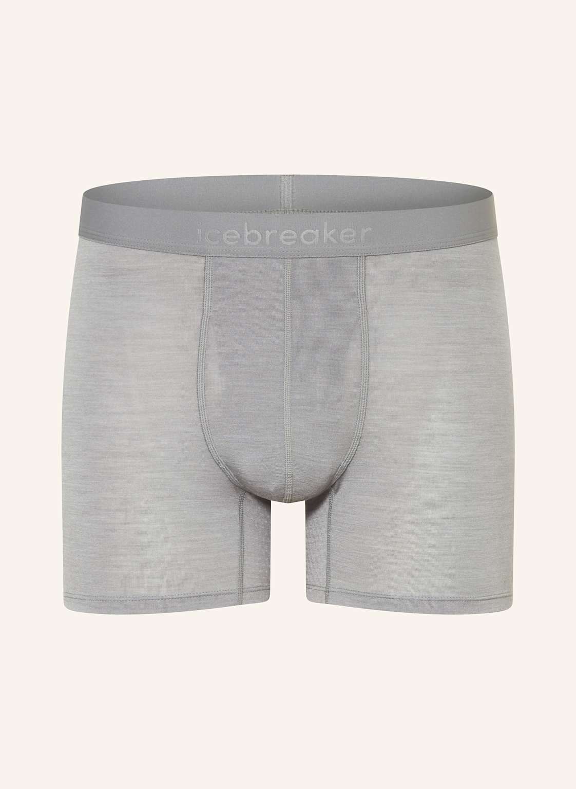 Icebreaker Funktionswäsche-Boxershorts 125 Zoneknit™ Mit Merinowolle grau von Icebreaker