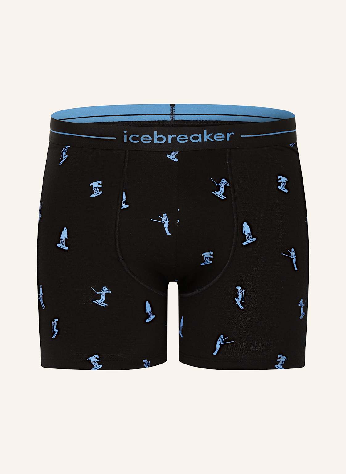 Icebreaker Funktionswäsche-Boxershorts Anatomica Aus Merinowolle schwarz von Icebreaker