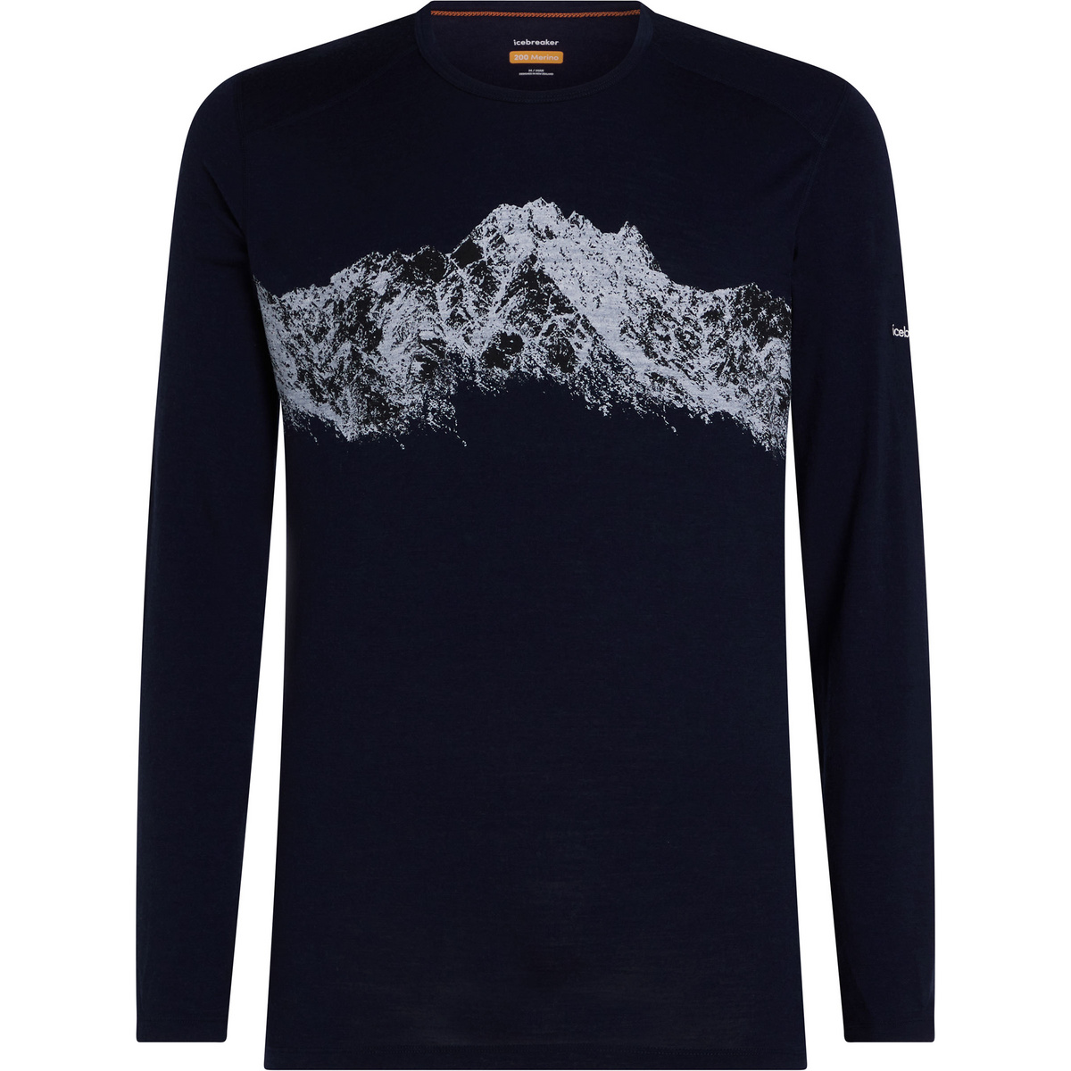 Icebreaker Herren 200 Oasis Crewe Remarkables Longsleeve von Icebreaker