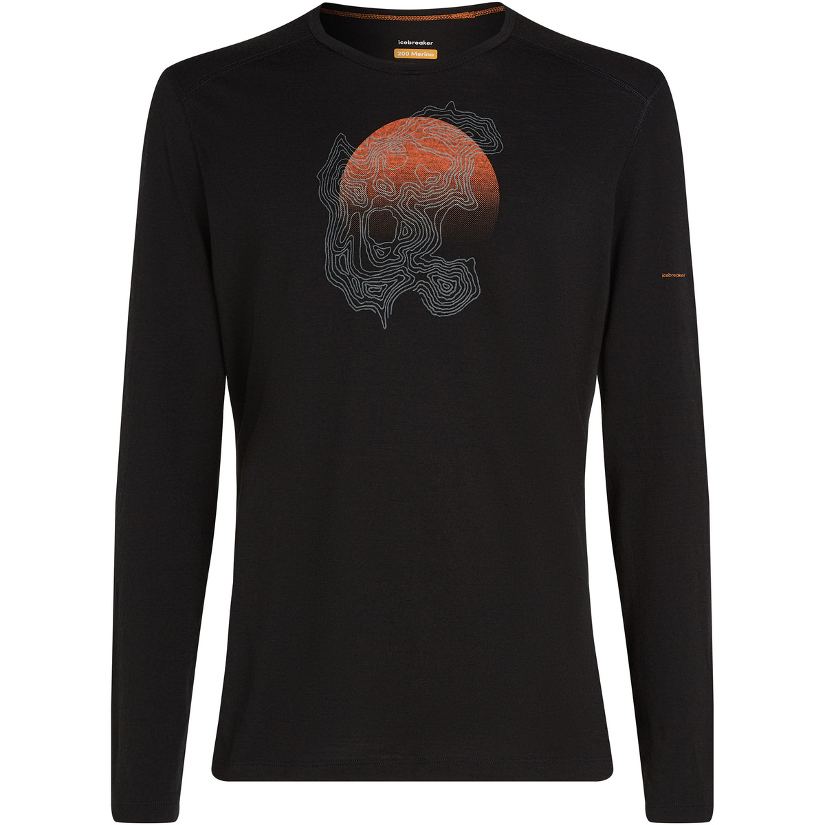 Icebreaker Herren 200 Oasis Crewe Ruapehu Round Longsleeve Icebreaker Herren 200 Oasis Crewe Ruapehu Round Longsleeve von Icebreaker