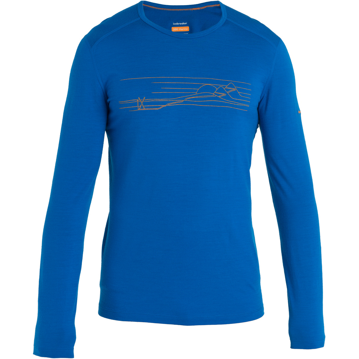 Icebreaker Herren 200 Oasis Ski Stripes Longsleeve von Icebreaker