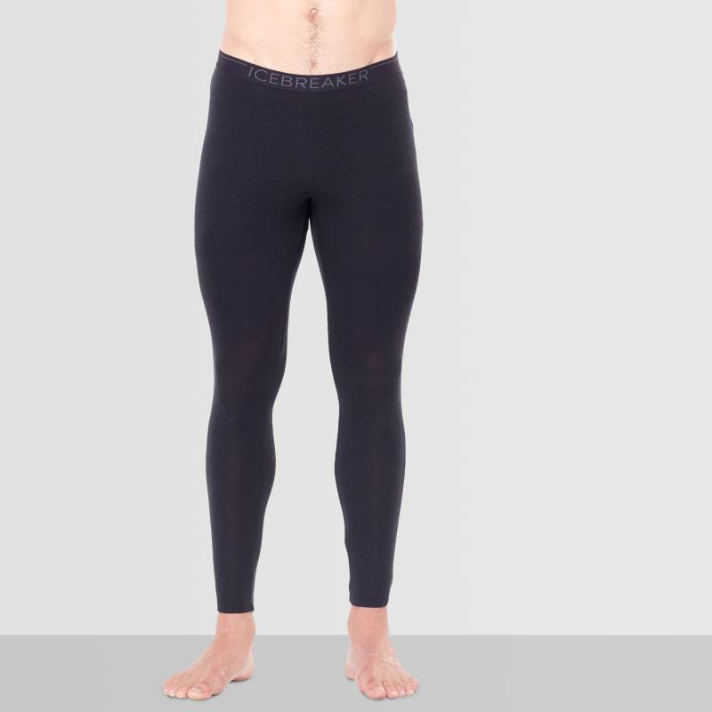 Thermo-tights, Lang Herren Schwarz S von Icebreaker