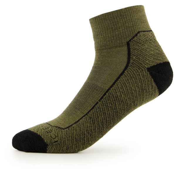 Icebreaker - Hike+ Light Mini - Wandersocken Gr M schwarz/oliv von Icebreaker