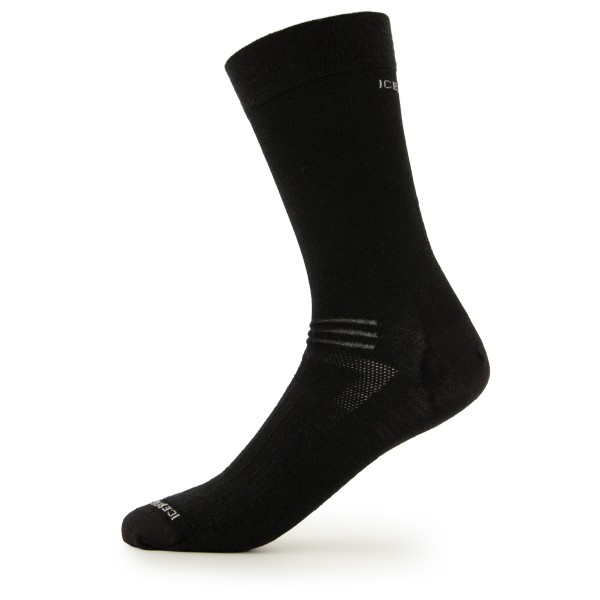 Icebreaker - Hike Liner Crew - Wandersocken Gr L;M;S;XL schwarz von Icebreaker