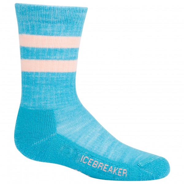 Icebreaker - Kid's Hike Light Crew - Wandersocken Gr L;M;S;XL orange;rot von Icebreaker