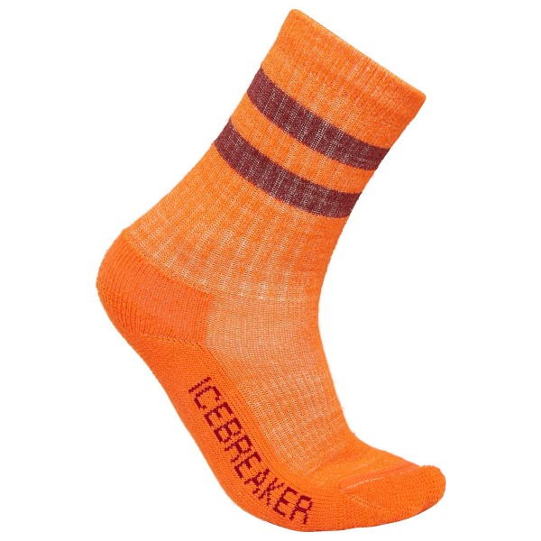 Icebreaker - Kid's Hike Light Crew - Wandersocken Gr L orange von Icebreaker