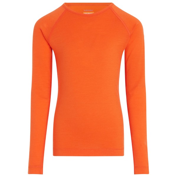 Icebreaker - Kids 200 Oasis L/S Crewe - Merinounterwäsche Gr 2 orange von Icebreaker