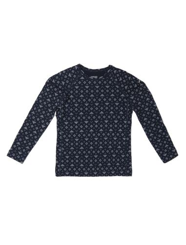 Icebreaker Kids 200 Oasis LS Crewe First Snow - midnight navy (Grösse: 164) von Icebreaker