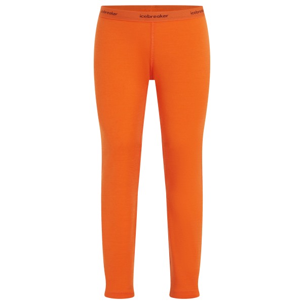 Icebreaker - Kids 200 Oasis Leggings - Merinounterwäsche Gr 10 orange von Icebreaker