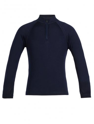 Icebreaker Kids 260 Tech LS Half Zip - midnight navy (Grösse: 104) von Icebreaker