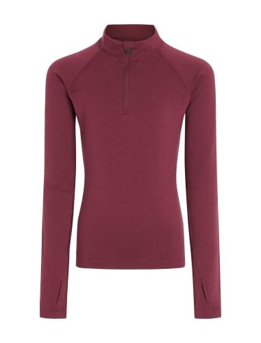 Icebreaker Kids Merino 260 Tech LS Half Zip - port (Grösse: 10) von Icebreaker