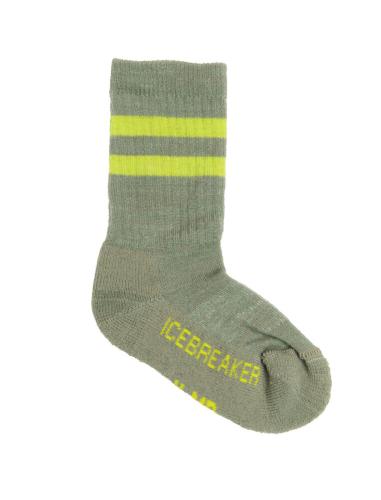 Icebreaker Kids Merino Hike Light Crew - lichen (Grösse: M) von Icebreaker
