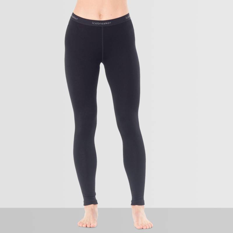 Lange Thermohose Damen Black L von Icebreaker