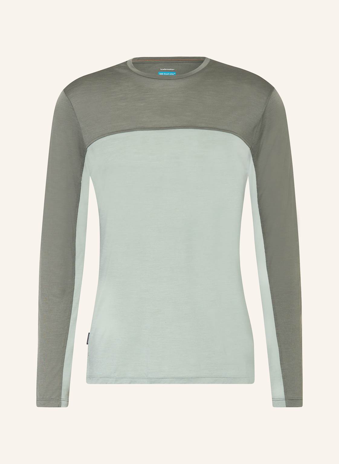 Icebreaker Longsleeve 125 Cool-Lite™ Sphere Mit Merinowolle blau von Icebreaker