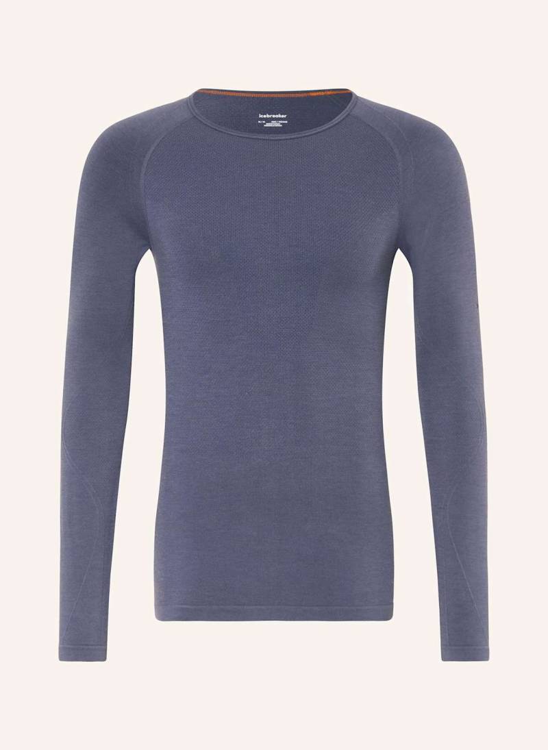 Icebreaker Longsleeve Merino Blend 260 Zoneknit™ Mit Merinowolle grau von Icebreaker