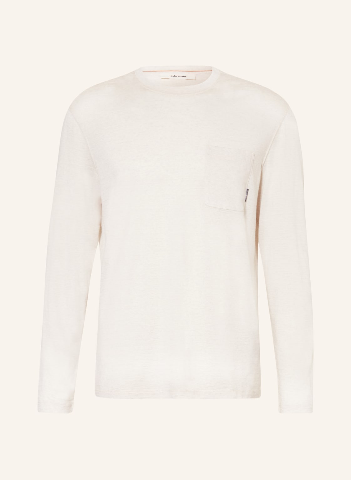 Icebreaker Longsleeve Merino Tech Lite Iii Aus Merinowolle weiss von Icebreaker