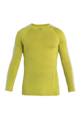 Icebreaker Men 125 ZoneKnit LS Crewe - bio lime (Grösse: XL) von Icebreaker