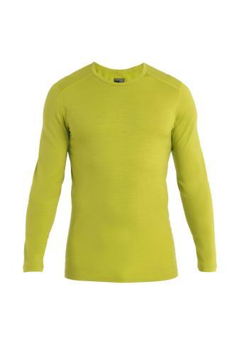 Icebreaker Men 200 Oasis LS Crewe - bio lime (Grösse: XL) von Icebreaker