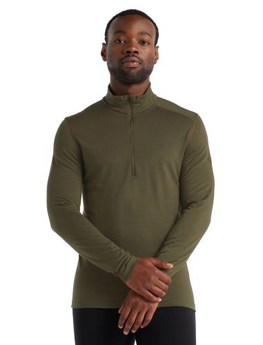 Icebreaker Men 200 Oasis LS Half Zip - loden (Grösse: M) von Icebreaker