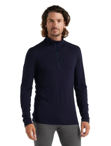 Icebreaker Men 200 Oasis LS Half Zip - midnight navy (Grösse: L) von Icebreaker