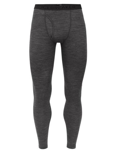 Icebreaker Men 200 Oasis Leggings wFly - gritstone hthr (Grösse: L) von Icebreaker