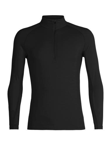 Icebreaker Men 200 Zone LS Half Zip - black (Grösse: M) von Icebreaker