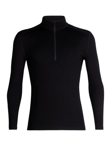 Icebreaker Men 260 Tech LS Half Zip - black (Grösse: L) von Icebreaker