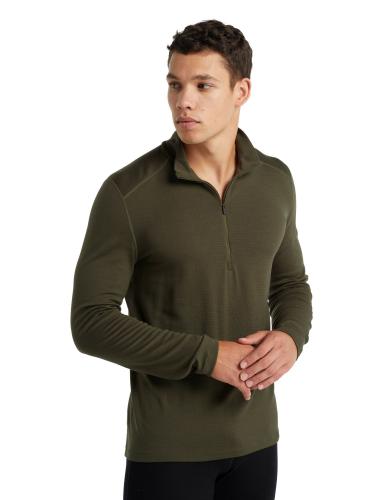 Icebreaker Men 260 Tech LS Half Zip - loden (Grösse: L) von Icebreaker