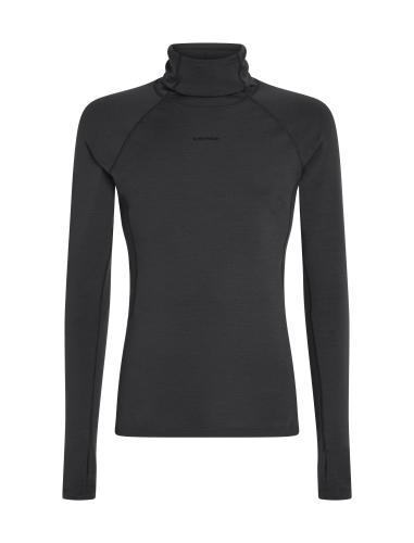 Icebreaker Men 300 MerinoFine Polar LS Roll Neck - black (Grösse: L) von Icebreaker