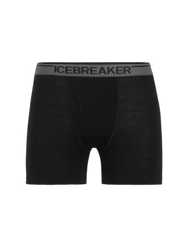 Icebreaker Men Anatomica Boxers wFly - black (Grösse: L) von Icebreaker