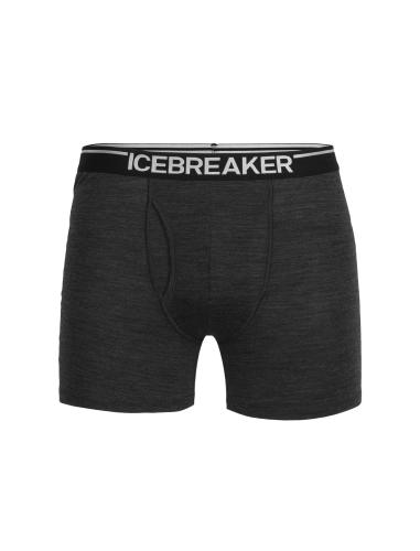 Icebreaker Men Anatomica Boxers wFly - jet hthr (Grösse: L) von Icebreaker