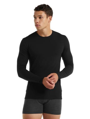 Icebreaker Men Anatomica LS Crewe - black (Grösse: XL) von Icebreaker