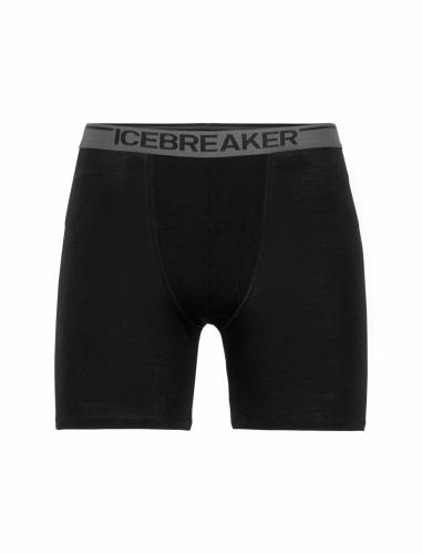 Icebreaker Men Anatomica Long Boxers - black (Grösse: L) von Icebreaker