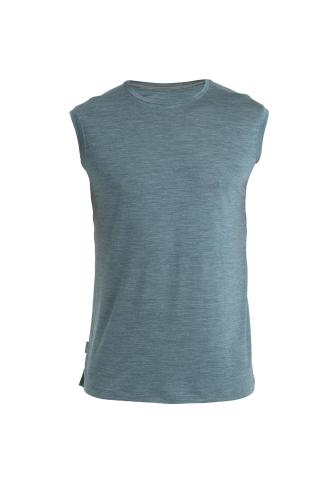 Icebreaker Men Merino 125 Cool-Lite Sphere III Tank - fathom grn hthr (Grösse: S) von Icebreaker