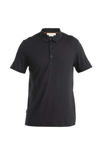 Icebreaker Men Merino 150 Tech Lite III SS Polo - black (Grösse: 3XL) von Icebreaker