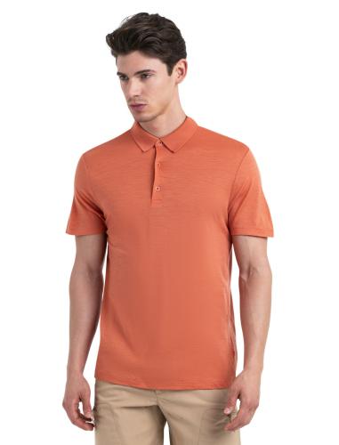 Icebreaker Men Merino 150 Tech Lite III SS Polo - ember (Grösse: S) von Icebreaker