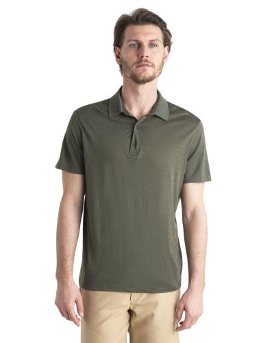 Icebreaker Men Merino 150 Tech Lite III SS Polo - loden (Grösse: S) von Icebreaker