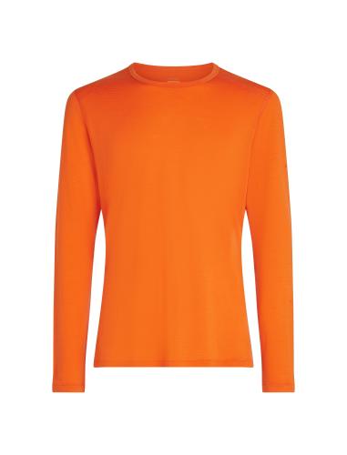 Icebreaker Men Merino 200 Oasis LS Crewe - blaze (Grösse: XL) von Icebreaker