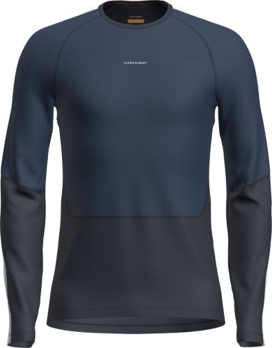 Icebreaker Men Merino 200 Sonebula LS Crewe - mid nvy (Grösse: M) von Icebreaker