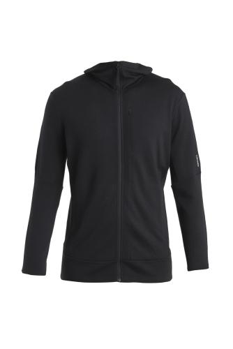 Icebreaker Men Merino 260 Quantum IV LS Zip Hoodie - black (Grösse: L) von Icebreaker