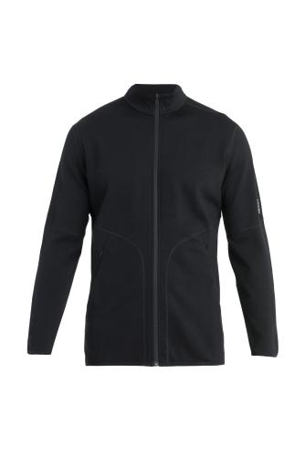 Icebreaker Men Merino 560 Realfleece Elemental II LS Zip - black (Grösse: M) von Icebreaker