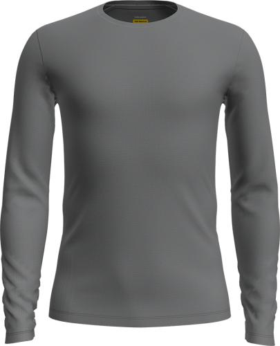 Icebreaker Men Merino Anatomica LS Crewe - jet hthr-011 (Grösse: L) von Icebreaker