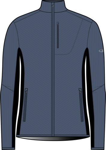 Icebreaker Men Merino Descender LS Zip - dawn (Grösse: L) von Icebreaker