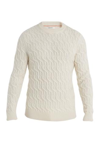 Icebreaker Men Merino Herenga Crewe Sweater - undyed (Grösse: XL) von Icebreaker