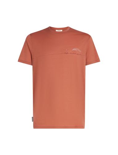 Icebreaker Men Merino Mer 150 Tech Lite SS T Sing Li Cmp - cedar wood (Grösse: XXL) von Icebreaker