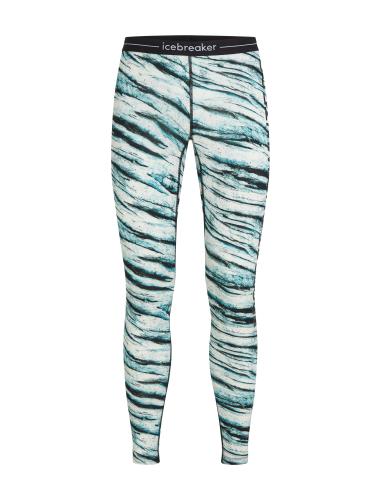 Icebreaker Men Merino Mer 200 Oasis Leggings POW AOP - snow aop (Grösse: L) von Icebreaker