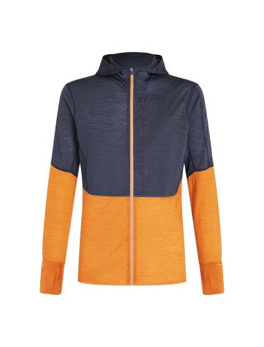 Icebreaker Men Merino Mer 200 Realfleece Descender LS Zip H - graphite (Grösse: L) von Icebreaker