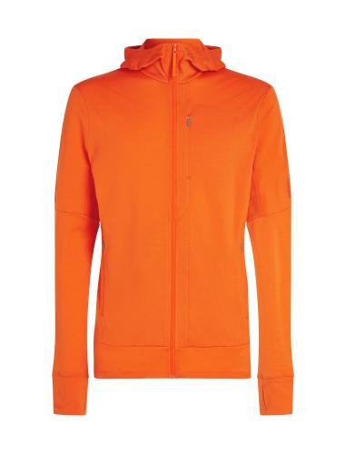 Icebreaker Men Merino Mer 260 Quantum IV LS Zip Hoodie - blaze (Grösse: L) von Icebreaker