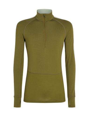 Icebreaker Men Merino ZoneKnit 260 LS Half Zip - algae (Grösse: L) von Icebreaker