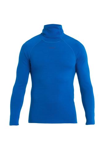 Icebreaker Men MerinoFine LS Roll Neck - lazurite (Grösse: XL) von Icebreaker